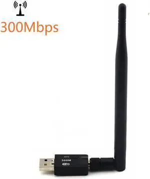 5dBi External Antenna USB WiFi Adapter 802.11n 300Mbps Wireless PC High Speed Mini Wireless Network card Laptop 5dBi External Antenna USB WiFi Adapter 802.11n 300Mbps Wireless PC High Speed Mini Wireless Network card Laptop