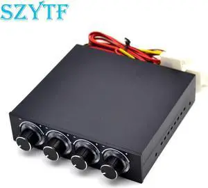 STW-6002 4 Channel  Speed Fan Controller with Blue LED  GDT Controller  and  CPU HDD VGA