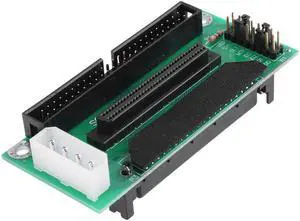SCA 80 Pin to 68Pin to 50 Pin IDE Hard Disk Adapter Converter Card Module Board Transmit Data for Mini PC