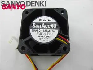 SANYO  New and original server fans 109P0412K3143 winds of 12V axial fan 40*40*28mm