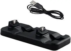 Dual USB Charging Dock Station Stand for PS4 PlayStation 4 Game Controller Handle Charger Cradle Bracket for PS 4