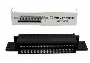 72 Pin Connector Adapter For Nintendo NES Game  Replacement Part 72 Pin Connector For Nes Connector Pin Connector Slot Socket