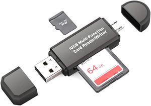 Card Reader Adapter MINI USB 2.0 +OTG Micro SD/SDXC  Card Reader Adapter U Disk AU.14