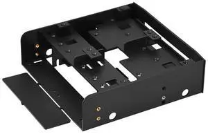 OImaster 2.5" / 3.5" HDD / SSD to 5.25" Floppy-Drive Bay Computer Mounting Bracket Adapter