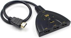 3 Port HDMI Switch HDMI Splitter 3D Three 4K HD video switcher 1.4b 4K Switcher HDMI Splitter HDMI 4K Switcher