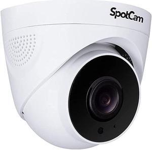 SpotCam TC1-P 2K Cloud AI PoE Business Dome IP Camera, Indoor, Two Way Audio, Night Vision, Human Detection, Support SD Card, Free 24 Hour Cloud Recording, Made in Taiwan