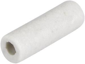 1mm Dia Ceramic Insulation Tube Single Bore Alumina Porcelain High Temperature Insulator Pipe for Heating Element 500 Pcs
