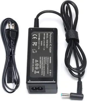 45W AC Adapter Laptop Charger Compatible for HP Notebook 15 Charger 15-ay041wm 15-ay011nr 15-ay196nr 15-ay191ms 15-ay195nr 15-ac121dx 15-af131dx 15-af113cl 15-af123cl Notebook PC Power Supply Cord