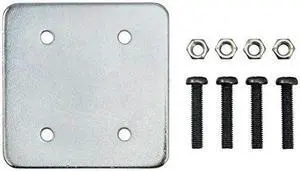 iBOLT 4 Hole AMPS Pattern Metal Backing Plate with Screws- Great for All AMPS Pattern Drill Base mounts