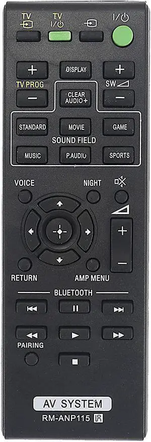 RM-ANP115 Replaced Remote Fit for Sony Sound Bar HT-CT370 HT-CT770 SA-CT370 SA-CT770 SA-WCT370 SA-WCT770 RM-ANP114