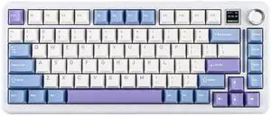 EPOMAKER Cypher81 75% Gasket Mechanical Gaming Keyboard with TFT Screen & Knob, Tri-Mode(Type-C/BT/2.4G), Hot Swappable, RGB Backlight for Games/PC/Mac (Flamingo Switch) EPOMAKER Cypher81 75% Gasket Mechanical Gaming Keyboard with TFT Screen & Knob, Tri-Mode(Type-C/BT/2.4G), Hot Swappable, RGB Backlight for Games/PC/Mac (Flamingo Switch)