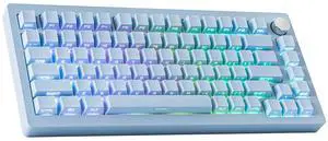 EPOMAKER Tide75 Upgraded QMK/VIA 75% Wireless Aluminum Mechanical Keyboard, Hot-Swap Creamy Gaming Keyboard with FR4 Plate, Bluetooth/2.4Ghz/USB-C, RGB Backlit, NKRO (Blue) EPOMAKER Tide75 Upgraded QMK/VIA 75% Wireless Aluminum Mechanical Keyboard, Hot-Swap Creamy Gaming Keyboard with FR4 Plate, Bluetooth/2.4Ghz/USB-C, RGB Backlit, NKRO (Blue)