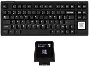 EPOMAKER RT80 75% Wireless Gaming Keyboard with Touch Screen and Mini Display, Tri-Mode Mechanical Keyboard, Hot-swap, Creamy Sound, NKRO for Office Game (Black, Wisteria Linear Switch) EPOMAKER RT80 75% Wireless Gaming Keyboard with Touch Screen and Mini Display, Tri-Mode Mechanical Keyboard, Hot-swap, Creamy Sound, NKRO for Office Game (Black, Wisteria Linear Switch)