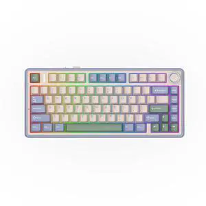 EPOMAKER x Aula F75 Gasket Mechanical Keyboard, 75% Wireless Hot Swappable Gaming Keyboard with Five-Layer Padding&Knob, Bluetooth/2.4GHz/USB-C, RGB (Green, LEOBOG Reaper Switch) EPOMAKER x Aula F75 Gasket Mechanical Keyboard, 75% Wireless Hot Swappable Gaming Keyboard with Five-Layer Padding&Knob, Bluetooth/2.4GHz/USB-C, RGB (Green, LEOBOG Reaper Switch)
