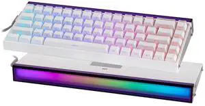EPOMAKER Aula Hero 68 HE Wired Magnetic Gaming Keyboard, 0.01mm Adjustable Actuation, Rapid Hall Effect Switch, 8kHz Polling, 5-Layer Sound Dampening, RGB Box & Backlight (White Lighthouse)