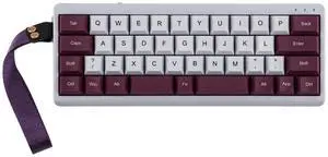 EPOMAKER TH40 40% Layout QMK/VIA Wireless Mechanical Keyboard, Hot Swappable, Bluetooth/2.4GHz/USB-C, 44 Keys Gasket Mount, RGB Backlit (Purple, Wisteria Linear Switch)