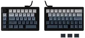 EPOMAKER Split70 Wireless Ergonomic Keyboard with QMK/VIA and Knob, Mechanical Gaming Keyboard with RGB, Hot-Swap, Creamy Linear Switch, PBT Keycap, Mac Modifier, Gasket, 70% Split Layout (Black) EPOMAKER Split70 Wireless Ergonomic Keyboard with QMK/VIA and Knob, Mechanical Gaming Keyboard with RGB, Hot-Swap, Creamy Linear Switch, PBT Keycap, Mac Modifier, Gasket, 70% Split Layout (Black)