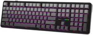 EPOMAKER Aula F108 Full Size Wireless Gaming Keyboard with 4000mAh Battery, 108 Hot-Swappable and Programmable Keys, NKRO, RGB Backlight, for Win/Mac/PC/Android (Black Gradient) EPOMAKER Aula F108 Full Size Wireless Gaming Keyboard with 4000mAh Battery, 108 Hot-Swappable and Programmable Keys, NKRO, RGB Backlight, for Win/Mac/PC/Android (Black Gradient)