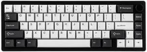 EPOMAKER Galaxy65 Wireless QMK/VIA Mechanical Keyboard, Ball-Catch Anodized Aluminum Custom Keyboard, Pre-Lubed Hot-Swappable Switch, RGB Backlit, Rotary Knob, 2.4Ghz/BT/Type-C (Black)