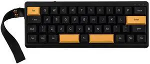 EPOMAKER TH40 40% Layout QMK/VIA Wireless Mechanical Keyboard, Hot Swappable, Bluetooth/2.4GHz/USB-C, 44 Keys Gasket Mount, RGB Backlit (Black, Wisteria Linear Switch)