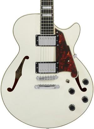 D'Angelico Guitars Premier SS Electric Guitar with Stopbar, Champagne