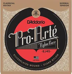 1set-D'Addario EJ45 Pro-Arte Classical Guitar Strings Normal Clear Nylon