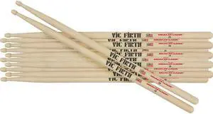 Vic Firth 6-Pair American Classic Hickory Drum Sticks Wood 3A