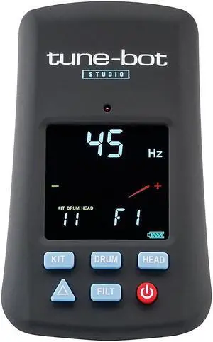 Tune-Bot Studio TBS-001 Digital Drum Tuner - clip-On Tuner for Acoustic Drum Kits