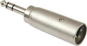 American Recorder Technologies XLR Male to 1/4" Male Stereo Adapter Nickel