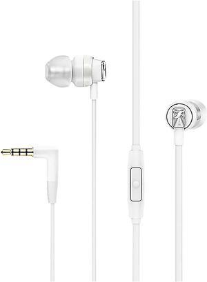 Sennheiser CX 300S Earphones with Built-in Mic and Smart Remote White