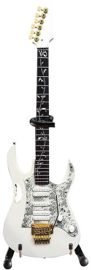 Axe Heaven Steve Vai - Signature White Jem Miniature Guitar Replica Collectible