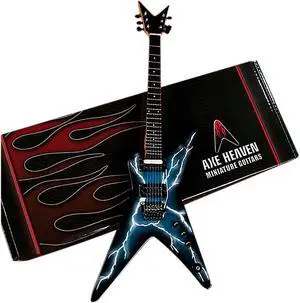 Axe Heaven Lightning Bolt Signature Model Miniature Guitar Replica Collectible