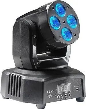 Stagg HeadBanger 8 Moving-Head RGBW LED Light Black