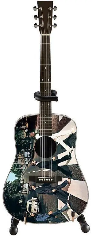 Axe Heaven Abbey Road Fab Four Tribute Mini Acoustic Guitar Replica
