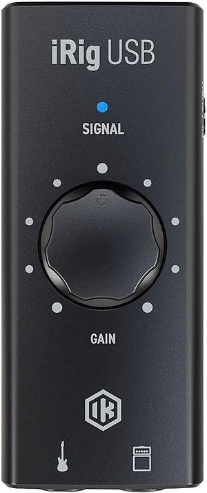 IK Multimedia iRig USB Instrument Audio Interface (USB-C)