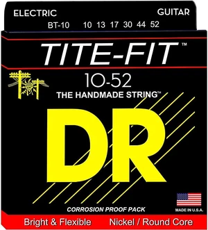 DR Strings Tite-Fit BT-10 Big-n-Heavy Electric Guitar Strings DR Strings Tite-Fit BT-10 Big-n-Heavy Electric Guitar Strings