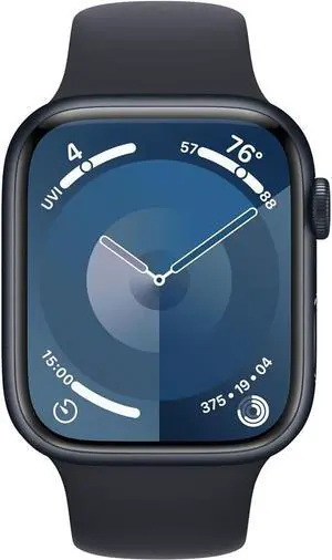 Apple Watch Series 9 (GPS + Cellular) 45mm Midnight Aluminum Case with Midnight Sport Band