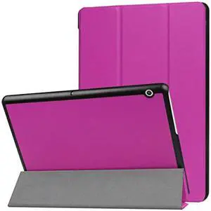 Huawei MediaPad T3 10.0 Case Slim & Lightweight PU Leather Cover with Magnetic Bracket Designed for Huawei MediaPad T3 10.0 inch Tablet