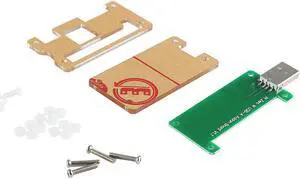 Raspberry Pi Zero W USB-A Addon Board V1.1 No Data Line Required Plug in Then Play Provide A Full Sized USB Type-A Connector with Protective Acrylic Case for Raspberry Pi Zero or Zero W