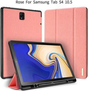 Case for Samsung Galaxy Tab S4 10.5 Inch 2018 with S Pen Holder Lightweight Slim Trifold Stand Cover with Auto Sleep Wake for Samsung Tab S4 10.5 Inch Tablet SM-T830 T835 T837