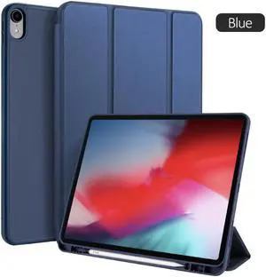 Case for iPad Pro 12.9 Inch 2018 Protective Shockproof Cover with iPad Pencil Holder Auto Sleep Wake Support iPad Pencil Charging for iPad Pro 12.9 Inch 3rd Generation