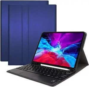 Detachable Wireless Keyboard Case for iPad Pro 11 2020 2nd Generation with Pencil Holder & Touchpad & Kickstand