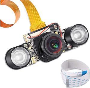 Raspberry PI Camera Module 5MP 1080p OV5647 Sensor HD Video Webcam Supports Night Vision for Raspberry Pi Model B/B+ A+ RPi 3/2/1/zero/zero W with FFC/FPC Cable (Raspberry pi Camera)