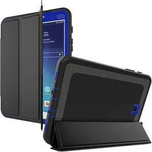 Galaxy Tab S2 8.0 Case Cover Heavy Duty Three Layer Smart Protective with Auto Sleep Wake & Built-in Screen Protector for 2015 Samsung Galaxy Tab S2 8.0 SM-T710 T715 T713 Case