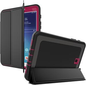 Galaxy Tab S2 8.0 Case Cover Heavy Duty Three Layer Smart Protective with Auto Sleep Wake & Built-in Screen Protector for 2015 Samsung Galaxy Tab S2 8.0 SM-T710 T715 T713 Case