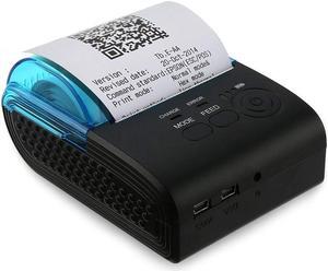 WERLEO Bluetooth 4.0 Large Paper Warehouse Receipt Thermal Printer Portable 58mm Personal Bill Printer Wireless POS Compatible with iOS Android Windows Do not Support Square