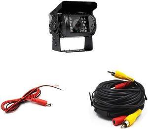 Reversing Camera Professional Truck Backup Camera Heavy Duty 18 Led Ir Night Vision Waterproof Vehicle Rear View Camera for Rv, Motorhome, Bus, Lorry, Trucks, Vans