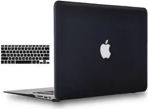 MacBook Air 11 inch Case Werleo Matte Hard Shell Rubberized Protective Case Cover for MacBook Air 11 inch Model A1370 A1465 with Keyboard Skin