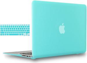 MacBook Air 11 inch Case Werleo Matte Hard Shell Rubberized Protective Case Cover for MacBook Air 11 inch Model A1370 A1465 with Keyboard Skin