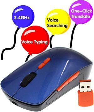 Wireless Voice Mouse Smart AI Wireless Voice Mouse Support Voice Typing Searching Translation One-Click Translate Muti-Languages 2.4G Hz Voice Mouse for Windows Laptop PC Computer